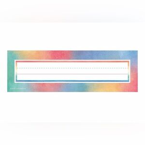 🥇 B116 Teacher Created Resources 8969 Watercolor Name Plates